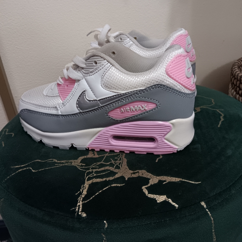 Nike Kids Air Max Sneakers - Pink and Gray
